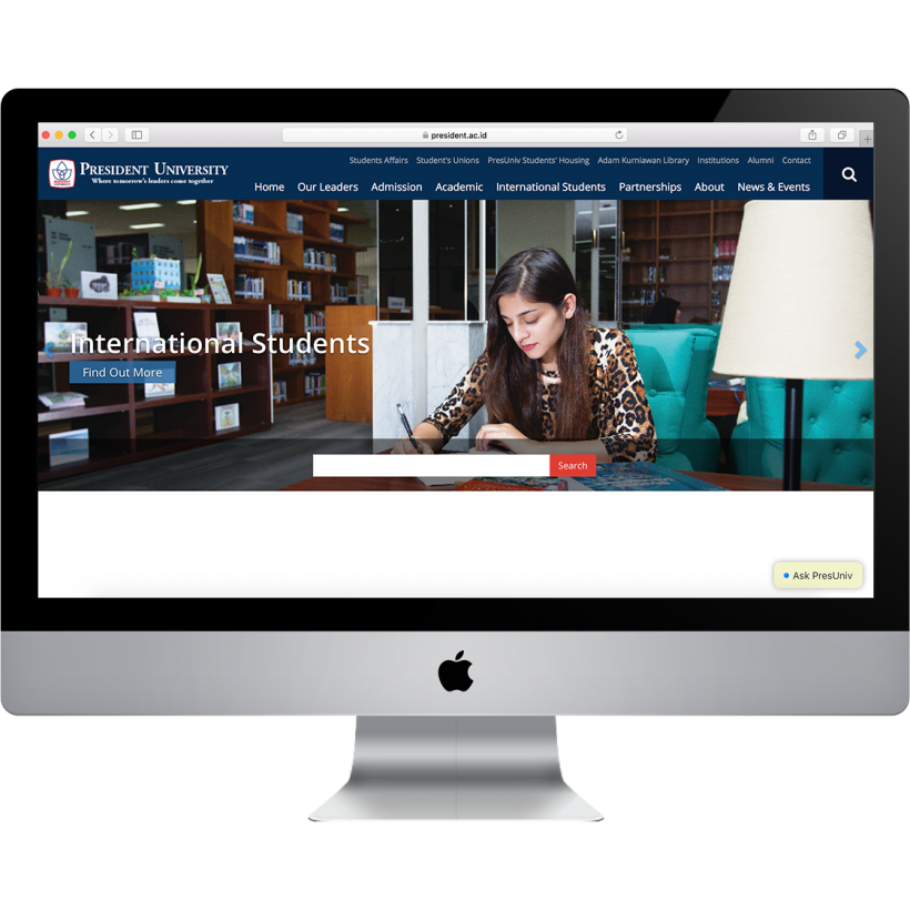President University Mockup 1