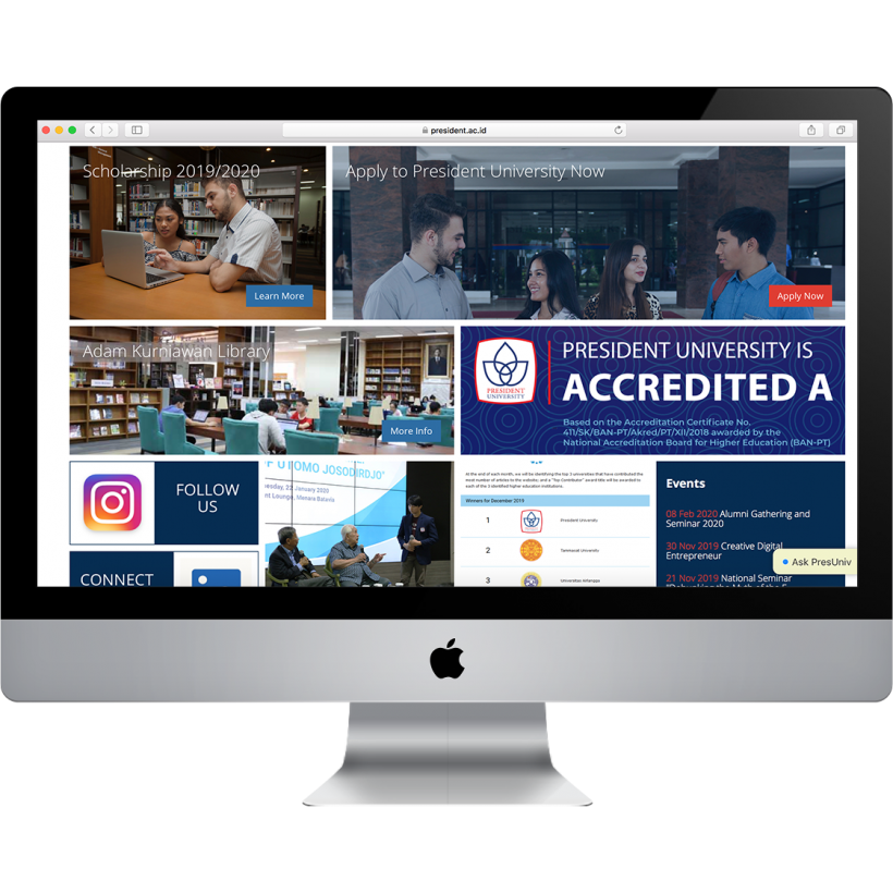 President University Mockup 2